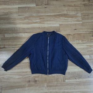 See through bomber jacket